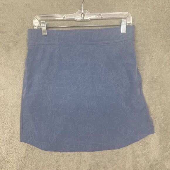 Eddie Bauer Pants - Eddie Bauer Skort Womens Small Blue Skirt Tennis Golf Casual Floral Pull On